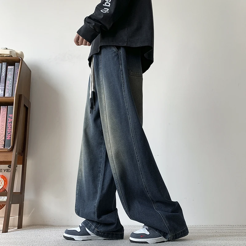 Джинсы унисекс 2026: весенне-осенние, в стиле ретро, с эластичным поясом, модные, свободные, прямые, широкие штанины, бренд South Korea
Джинсы унисекс 2026: весенне-осенние, в стиле ретро, с эластичным поясом, модные, свободные, прямые, широкие штанины, бренд South Korea