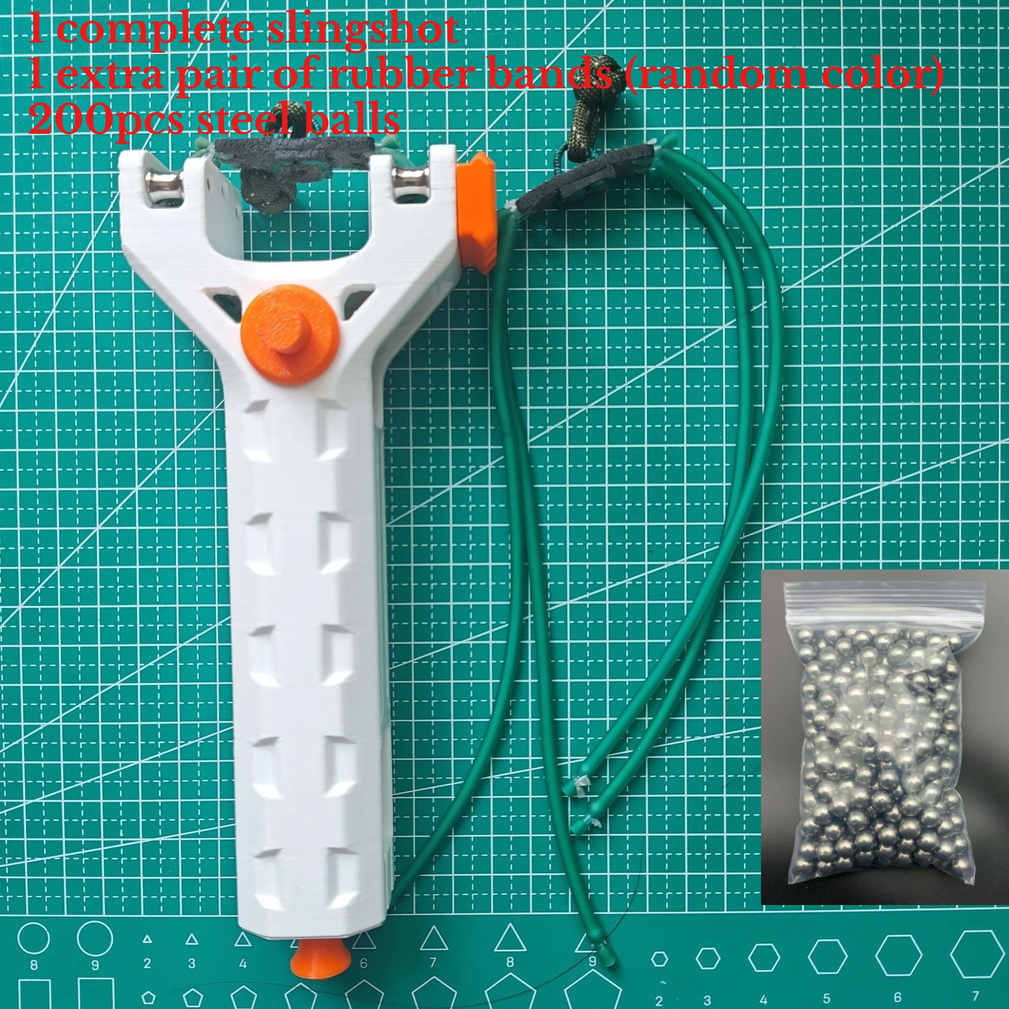 Rapid Fire Slingshot with Strong Magnetic Leather Pocket 3D Printed Outdoor Portable Hunting Tool
Rapid Fire Slingshot with Strong Magnetic Leather Pocket 3D Printed Outdoor Portable Hunting Tool