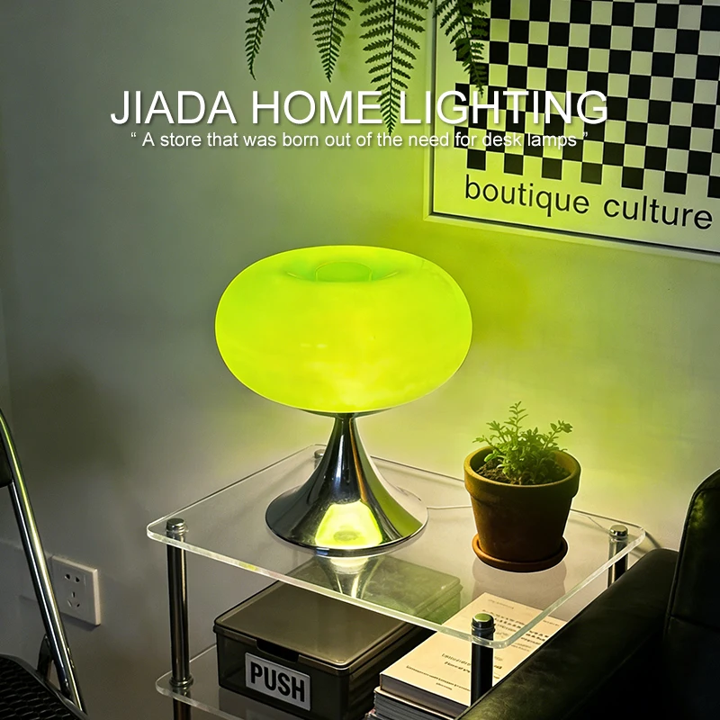 Настольная лампа Green Apple Glow из цветного стекла, минималистичная, светодиодная, для спальни, кабинета, чтения, домашнего декора, атмосферное освещение
Настольная лампа Green Apple Glow из цветного стекла, минималистичная, светодиодная, для спальни, кабинета, чтения, домашнего декора, атмосферное освещение