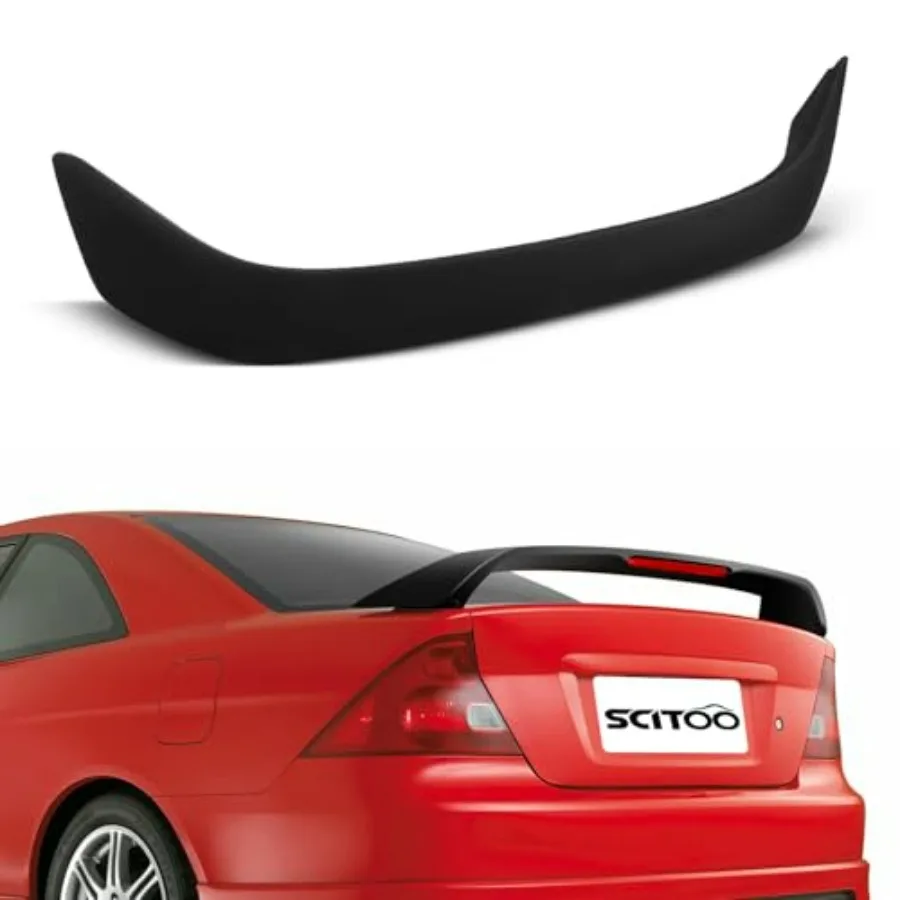 Rear trunk spoiler wing for Honda Civic 2001-2005,black ABS plastic, 50.78 x 4.33 inches, lightweight and aerodynamic replaceme
Rear trunk spoiler wing for Honda Civic 2001-2005,black ABS plastic, 50.78 x 4.33 inches, lightweight and aerodynamic replaceme
