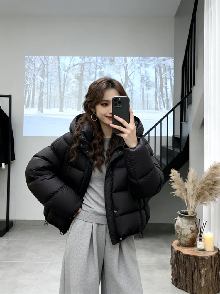 Korean Sle Hooded Thiened High-End Cotton Jaet Women's Winter New Design Sensation Small ence Warm Cotton Clothes
Korean Sle Hooded Thiened High-End Cotton Jaet Women's Winter New Design Sensation Small ence Warm Cotton Clothes