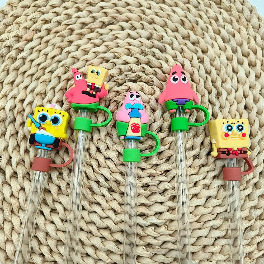 Cute SpongeBob Straw Topper Food Grade Dust Cap Glass Straw Plug Cartoon Reusable Straw Cover Cup Decor Accessory for Daily
Cute SpongeBob Straw Topper Food Grade Dust Cap Glass Straw Plug Cartoon Reusable Straw Cover Cup Decor Accessory for Daily