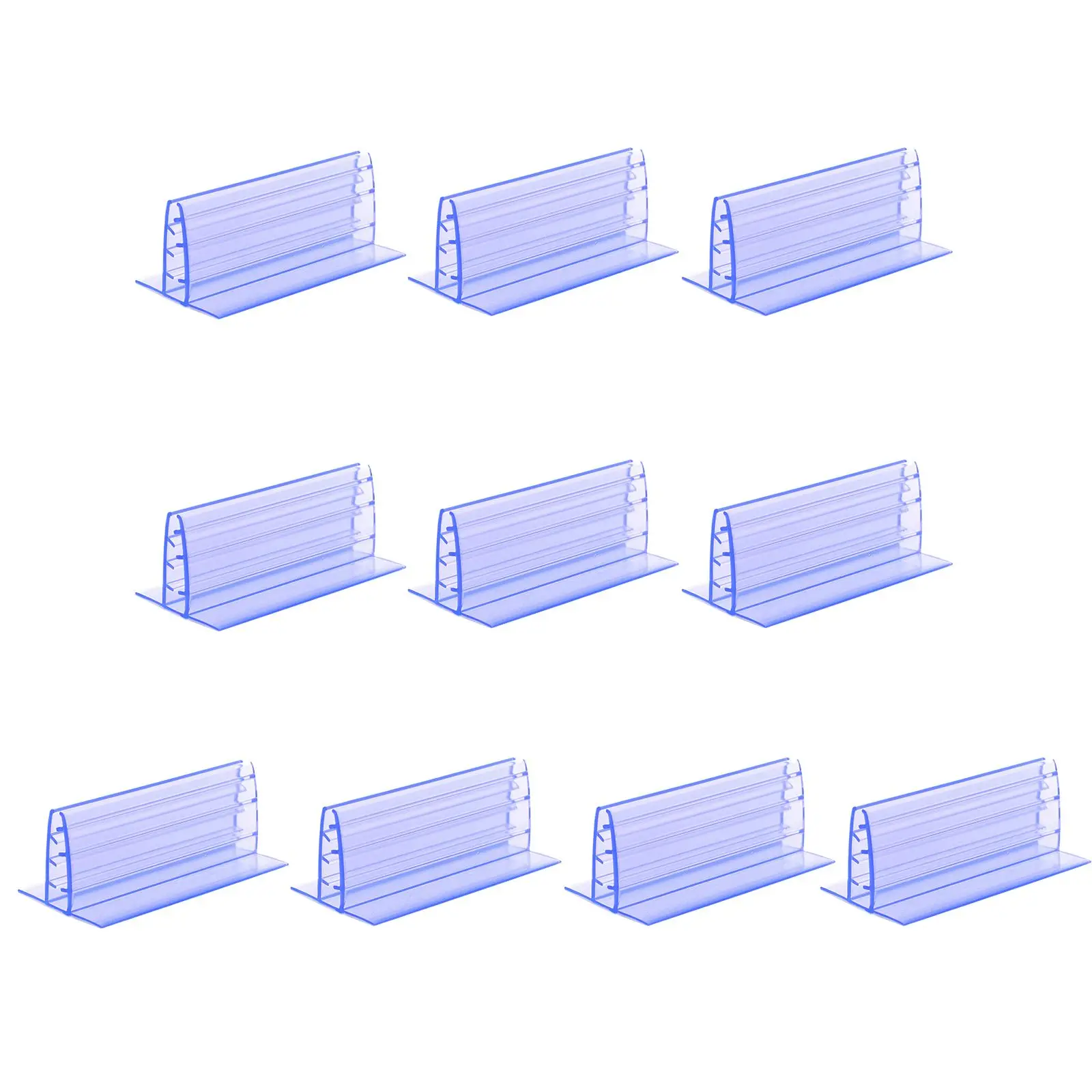 Advertising Clip Display Accessories Price Label Holder Sneeze Guard Rack PVC Toothed Design For Desk Table
Advertising Clip Display Accessories Price Label Holder Sneeze Guard Rack PVC Toothed Design For Desk Table