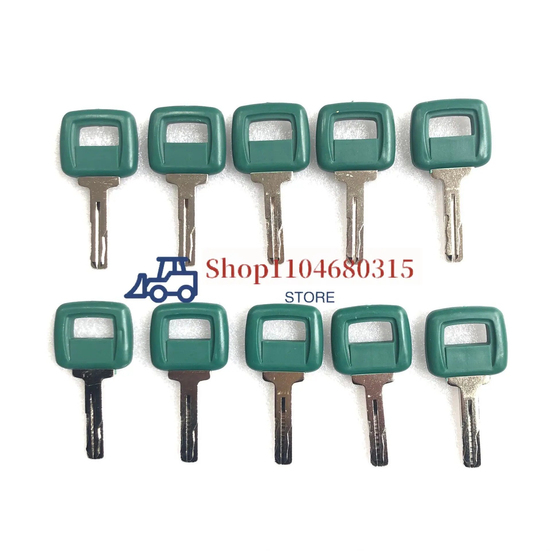 10PCS Green Laser Key 11039228 Key for Volvo Loader Haul Truck Heavy Equipment Laser Cut
10PCS Green Laser Key 11039228 Key for Volvo Loader Haul Truck Heavy Equipment Laser Cut