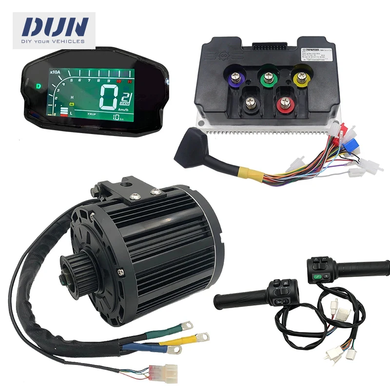 QS138 3000W Peak 9KW 72V 100KPH PMSM Mid Drive Motor with ND72450 controller and DKD Display And T08 Throttle For Dirtbike Moped
QS138 3000W Peak 9KW 72V 100KPH PMSM Mid Drive Motor with ND72450 controller and DKD Display And T08 Throttle For Dirtbike Moped