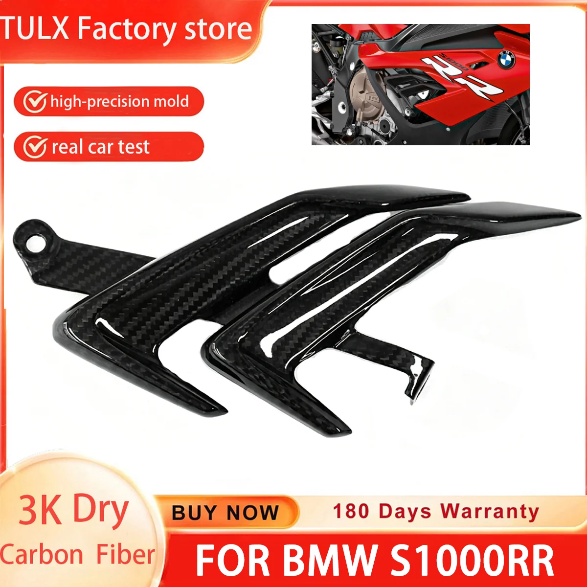 3K Dry Carbon Fiber Side Panel Fairing Kit Air Deflector For BMW S1000RR M1000RR 2019 2020 2021 2022 Motorcycle Accessories
3K Dry Carbon Fiber Side Panel Fairing Kit Air Deflector For BMW S1000RR M1000RR 2019 2020 2021 2022 Motorcycle Accessories