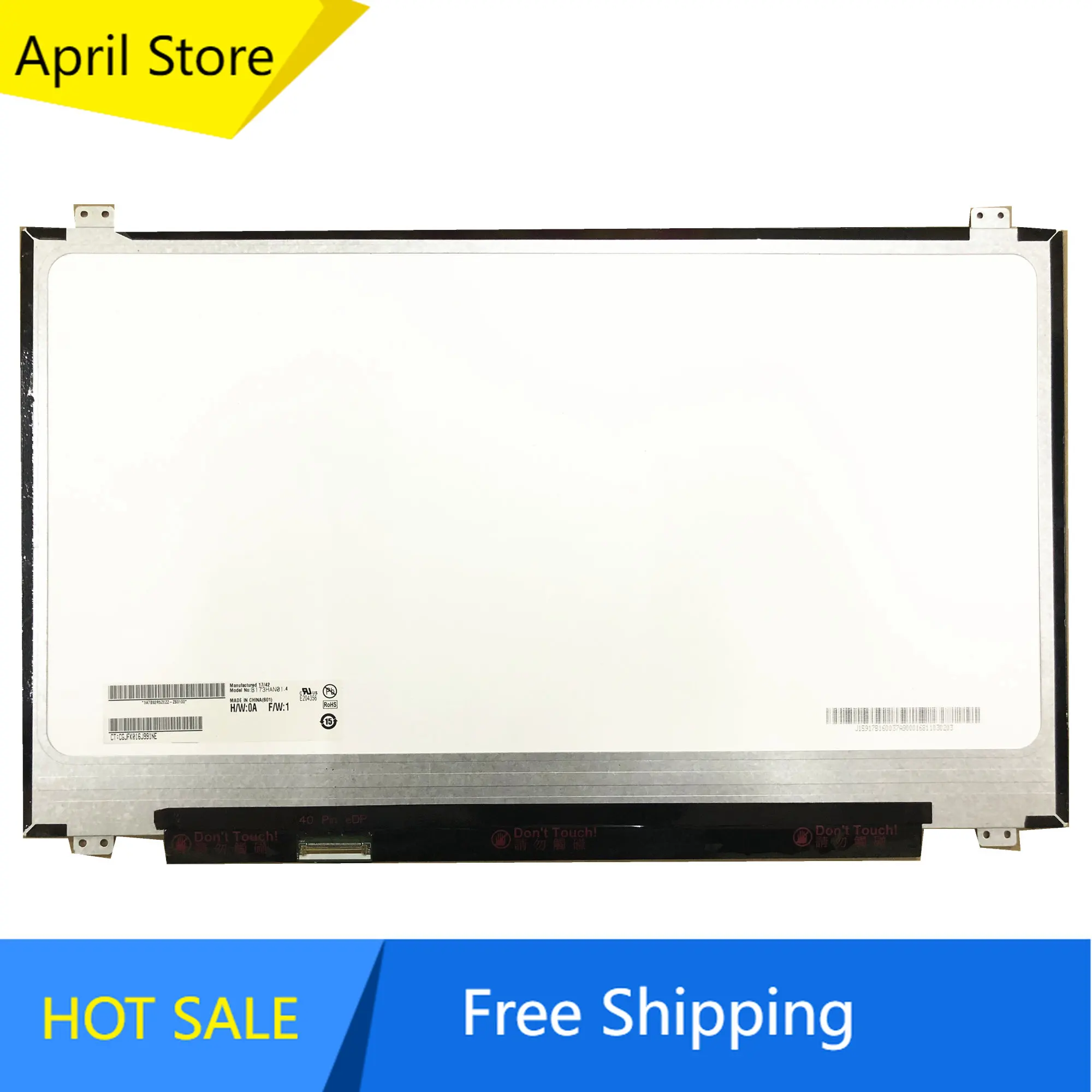 B173HAN01.4 17,3 дюймовый ЖК-экран для ноутбука 120 Гц IPS 1920*1080 EDP 40 контактов
B173HAN01.4 17,3 дюймовый ЖК-экран для ноутбука 120 Гц IPS 1920*1080 EDP 40 контактов