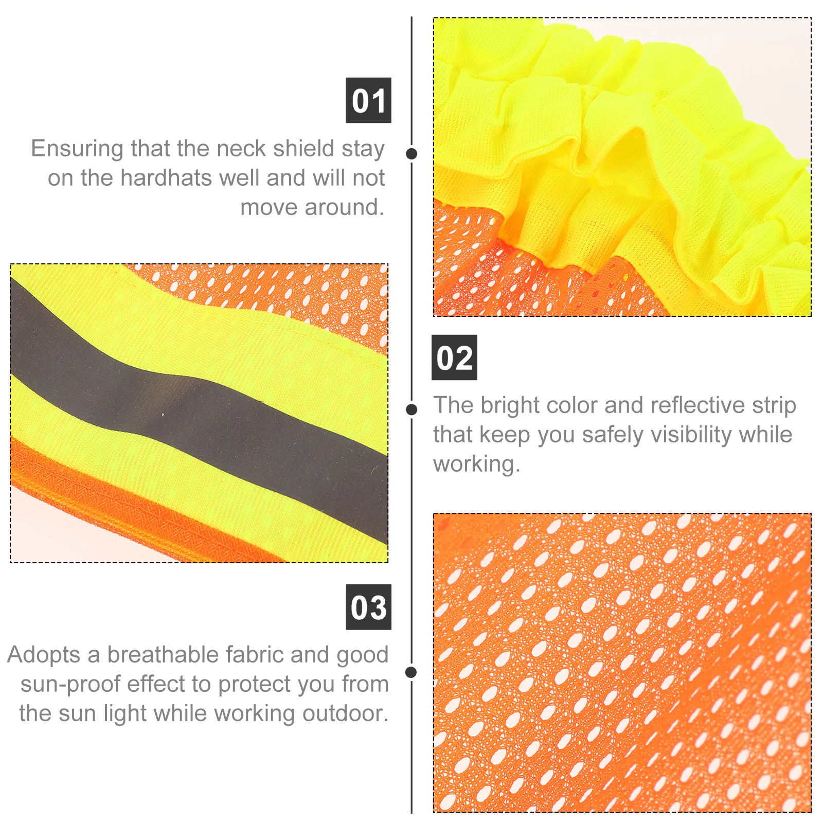 2pcs Reflective Hat Cover for Hardhats UV Protection Sun Shield High Visibility Cover Outdoor Work Construction Site
2pcs Reflective Hat Cover for Hardhats UV Protection Sun Shield High Visibility Cover Outdoor Work Construction Site