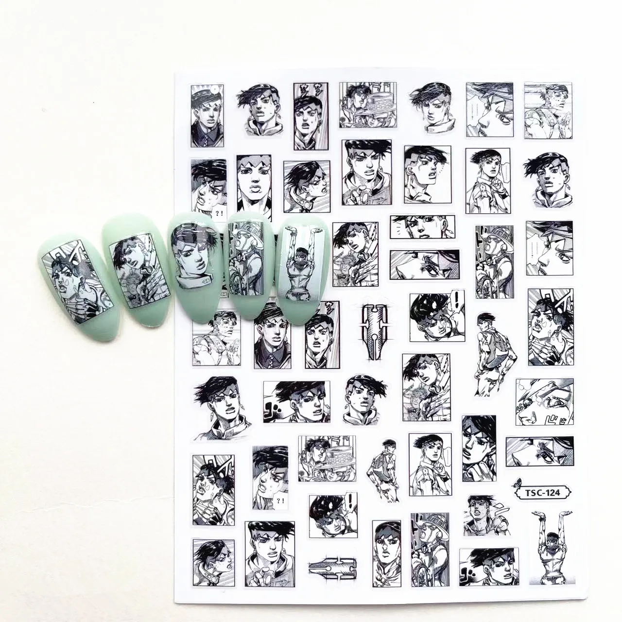 Newest TSC-124 Rohan Kishibe きしべろはん anime boy designs 3d nail art sticker nail decal accessories
Newest TSC-124 Rohan Kishibe きしべろはん anime boy designs 3d nail art sticker nail decal accessories