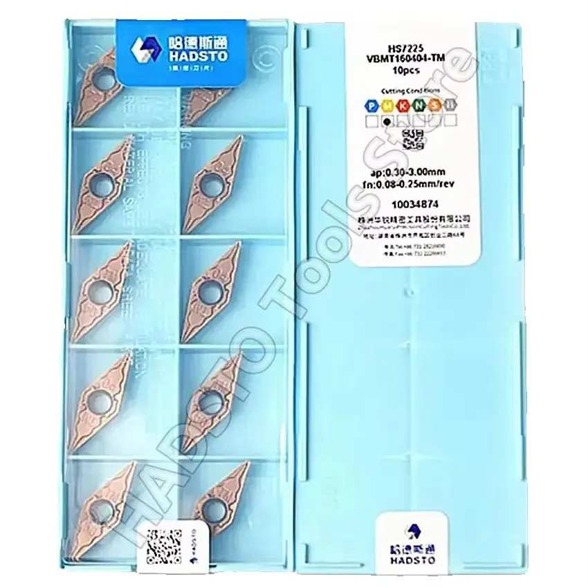 VBMT160404-TM HS7225/VBMT160408-TM HS7225/VBMT160412-TM HS7225 HADSTO CNC carbide inserts Turning insert
VBMT160404-TM HS7225/VBMT160408-TM HS7225/VBMT160412-TM HS7225 HADSTO CNC carbide inserts Turning insert
