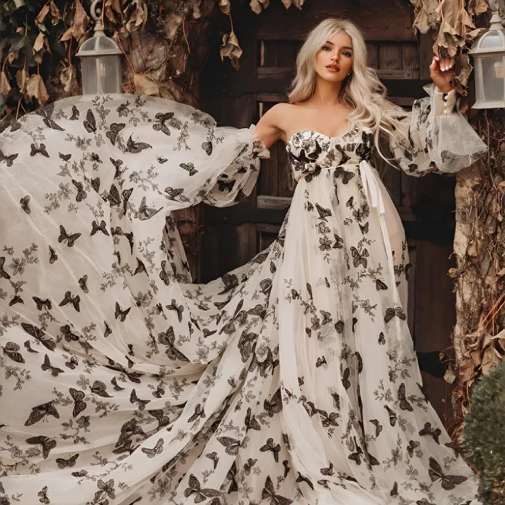 Off Shoulder Embroidery Butterfly Dress for Pregnant Women for Photo Shoot with Detachable Sleeves Maternity Clothing YW220420
Off Shoulder Embroidery Butterfly Dress for Pregnant Women for Photo Shoot with Detachable Sleeves Maternity Clothing YW220420