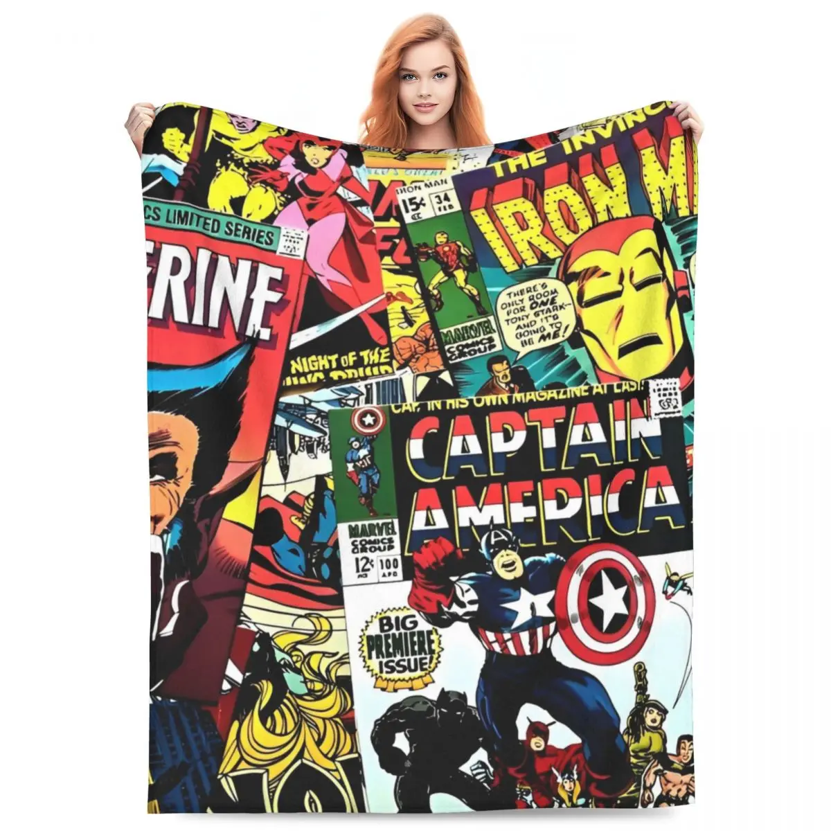 Одеяло с персонажами героев Marvel, мягкое теплое забавное плюшевое одеяло для домашнего декора, дорожное фланелевое покрывало, покрывало для кровати
Одеяло с персонажами героев Marvel, мягкое теплое забавное плюшевое одеяло для домашнего декора, дорожное фланелевое покрывало, покрывало для кровати