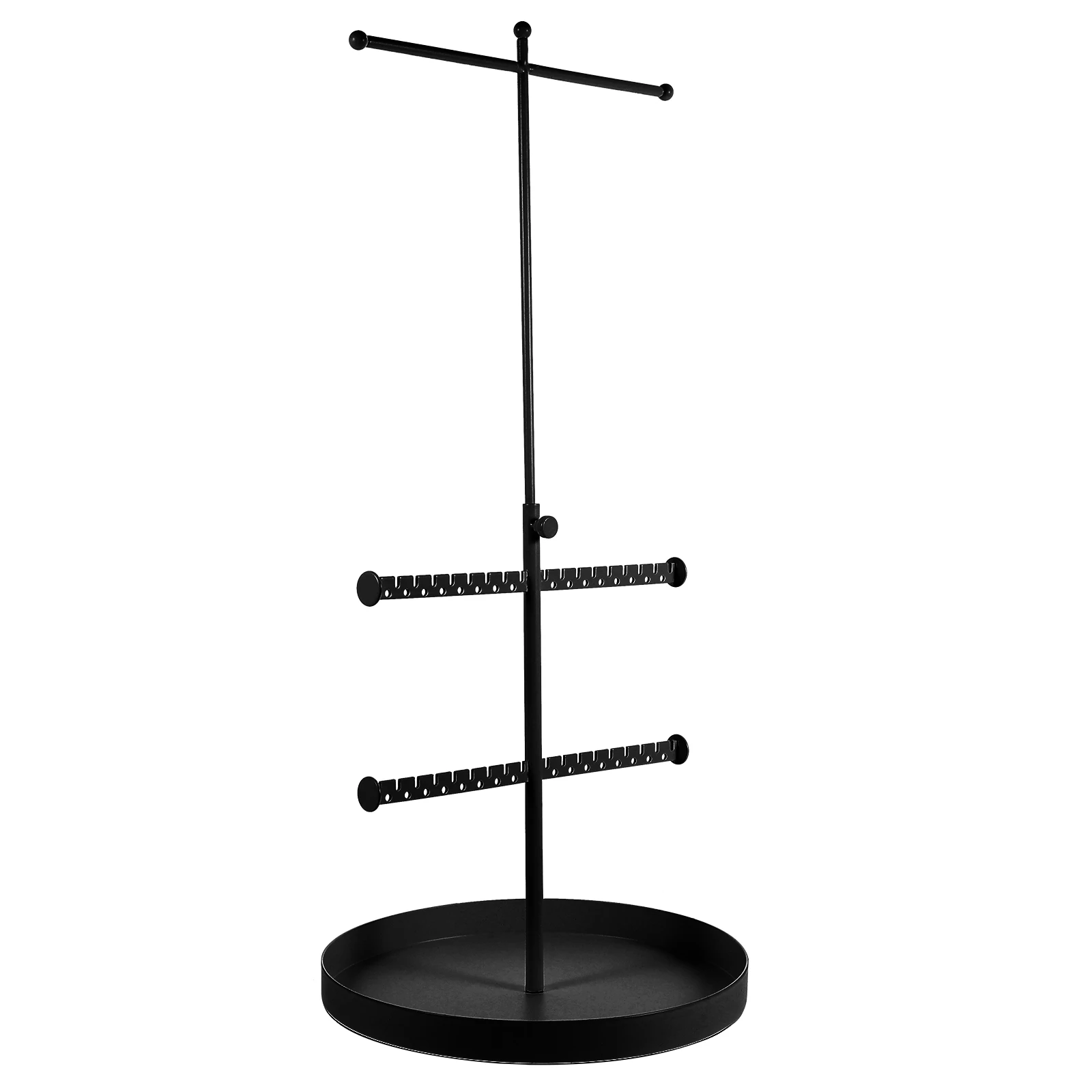 Wrought Iron Jewelry Stand 3 Layer Telescopic Tray Black Color Necklace Storage Organizer Display Rack for Home Decor
Wrought Iron Jewelry Stand 3 Layer Telescopic Tray Black Color Necklace Storage Organizer Display Rack for Home Decor