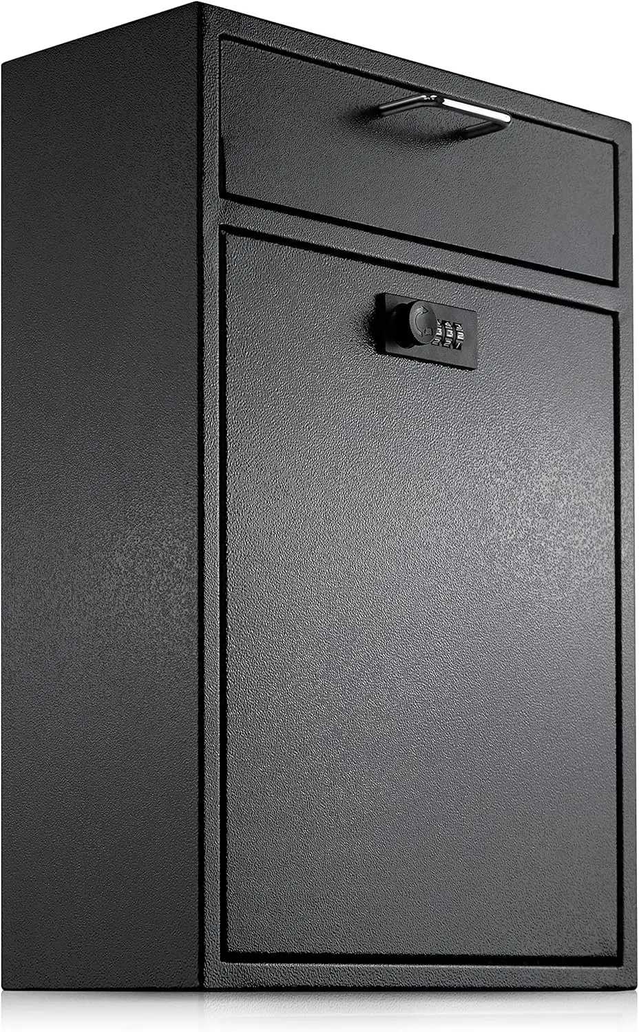 Heavy Duty Wall Mounted Lock Box with Combination - Extra Large Mailbox for Keys, Cash, Documents (11x4.75x15.75 in)
Heavy Duty Wall Mounted Lock Box with Combination - Extra Large Mailbox for Keys, Cash, Documents (11x4.75x15.75 in)