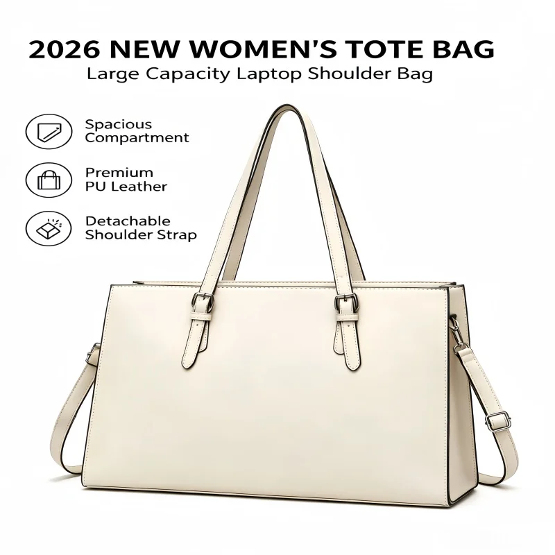 New 2024 Women's PU Leather Tote Bag Crocodile Pattern Laptop Compartment Simple Commuter Shoulder Handbag Work
New 2024 Women's PU Leather Tote Bag Crocodile Pattern Laptop Compartment Simple Commuter Shoulder Handbag Work