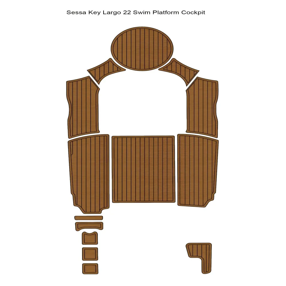 Sessa Key Largo 22, платформа для плавания, кокпит, лодка, коврик из тикового дерева, напольный коврик SeaDek MarineMat, стиль Gatorstep, самоклеящийся
Sessa Key Largo 22, платформа для плавания, кокпит, лодка, коврик из тикового дерева, напольный коврик SeaDek MarineMat, стиль Gatorstep, самоклеящийся
