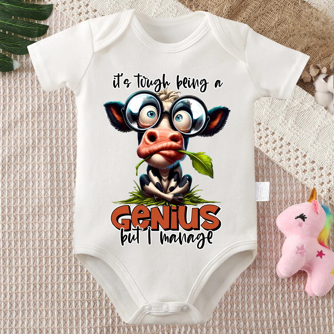 Боди из чистого хлопка с интересным принтом «Фермерское скотное», удобный комбинезон для малышей, для новорожденных от 0 до 12 месяцев
Боди из чистого хлопка с интересным принтом «Фермерское скотное», удобный комбинезон для малышей, для новорожденных от 0 до 12 месяцев