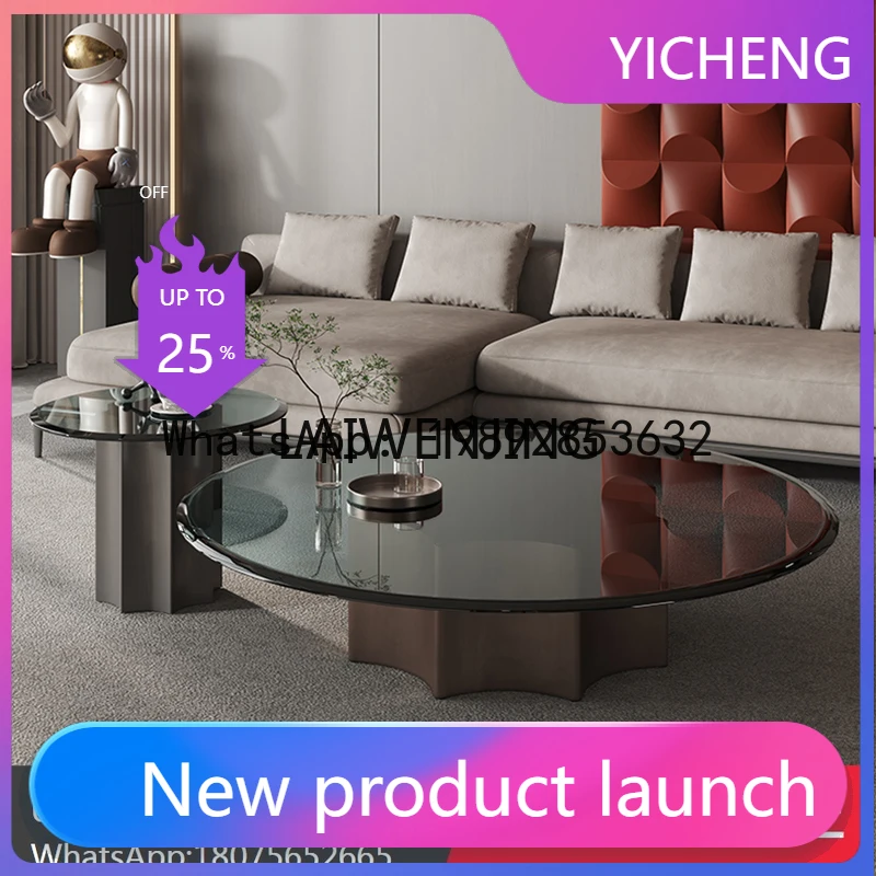 LYY Italian light luxury coffee table tempered glass square coffee table living room simple and modern
LYY Italian light luxury coffee table tempered glass square coffee table living room simple and modern