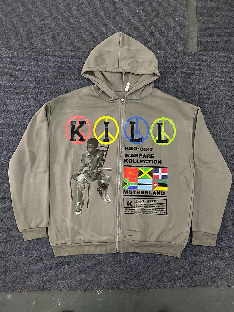 Spring and autumn street women's Y2k fashion loose zipper hoodie street Harajuku wild cartoon letter printed coat.
Spring and autumn street women's Y2k fashion loose zipper hoodie street Harajuku wild cartoon letter printed coat.