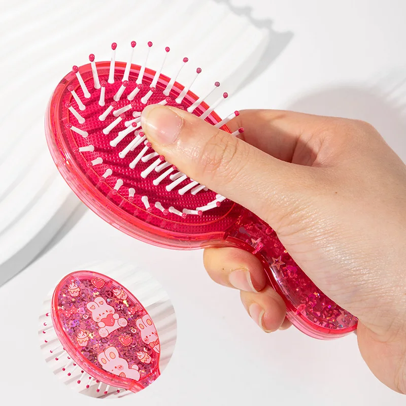 Sparkly Mini Compact Hair Comb for Kids Volume & Smoothness Portable Travel Hairbrush Scalp Massage Air Cushion Small Hair Comb
Sparkly Mini Compact Hair Comb for Kids Volume & Smoothness Portable Travel Hairbrush Scalp Massage Air Cushion Small Hair Comb