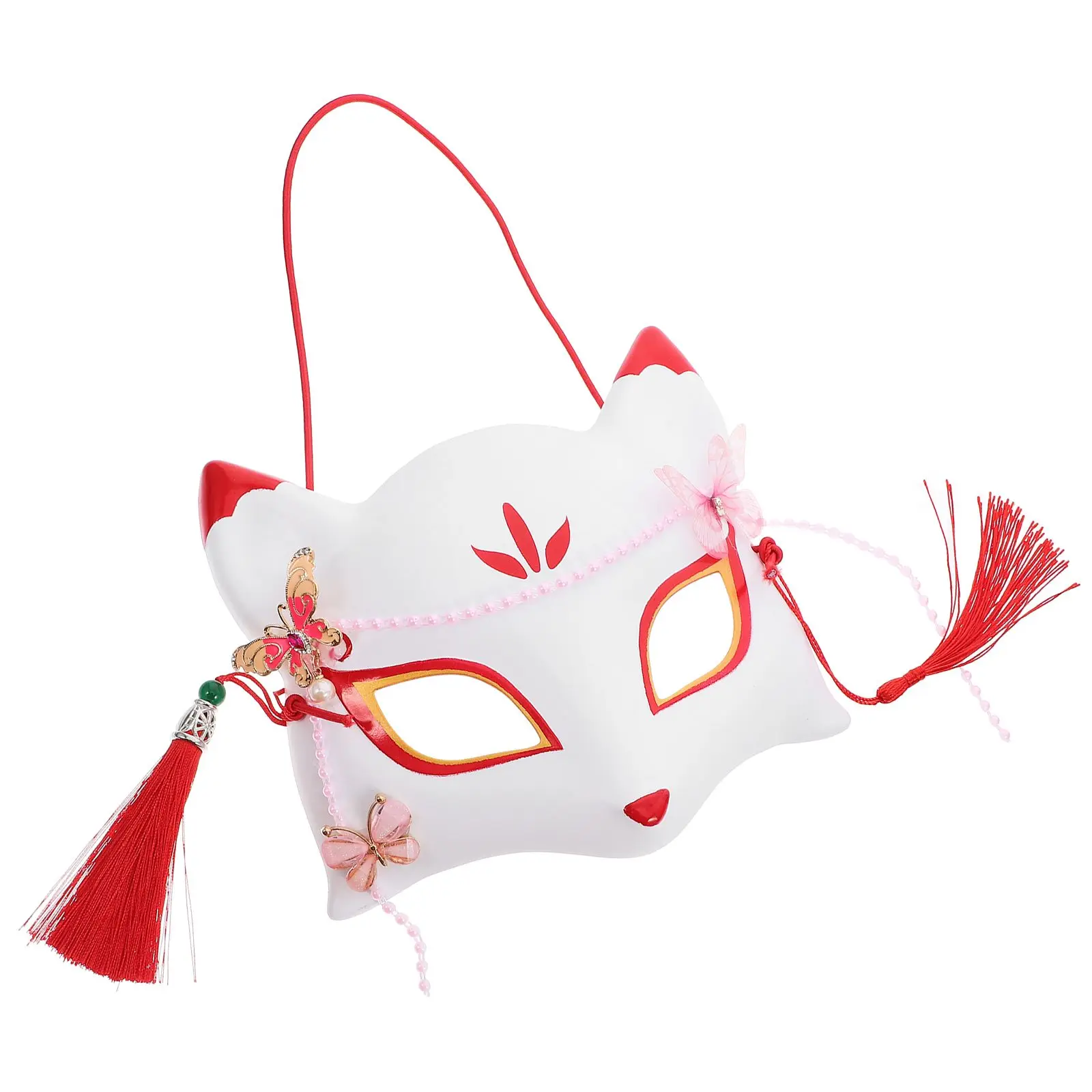 Fox Mask Cosplay Costume Decorations Plastic Halloween Party Masks Fox-shape Half-face Props Masquerade Events Accessories
Fox Mask Cosplay Costume Decorations Plastic Halloween Party Masks Fox-shape Half-face Props Masquerade Events Accessories