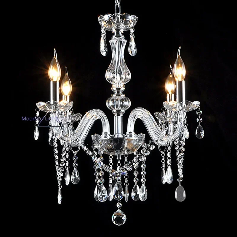 Multi 6/8/10 Arms Optional Transparent Crystal Chandeliers Lustres De Cristal Chandelier LED without Shade Wall Lamp E14 Lustre
Multi 6/8/10 Arms Optional Transparent Crystal Chandeliers Lustres De Cristal Chandelier LED without Shade Wall Lamp E14 Lustre