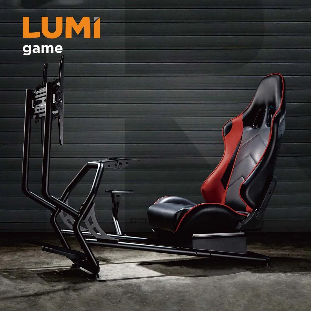 LRS03-BS-KP02 Classic Racing Simulator Cockpit Full Set With Seat Monitor Mount Adjustable Racer Sim Rig Gaming Chair For G29
LRS03-BS-KP02 Classic Racing Simulator Cockpit Full Set With Seat Monitor Mount Adjustable Racer Sim Rig Gaming Chair For G29