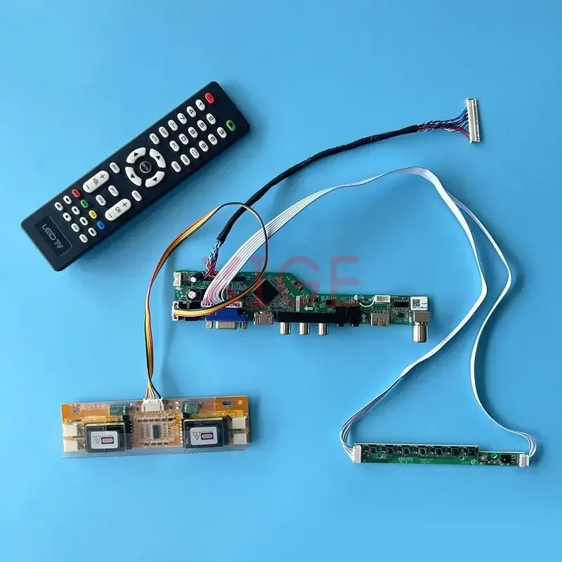 For M185B1-L01 TMS185WX1-01TB LCD Driver Controller Board Analog TV 1366*768 Kit DIY Screen LVDS 30 Pin AV+USB+IR+VGA+HDMI 4CCFL
For M185B1-L01 TMS185WX1-01TB LCD Driver Controller Board Analog TV 1366*768 Kit DIY Screen LVDS 30 Pin AV+USB+IR+VGA+HDMI 4CCFL