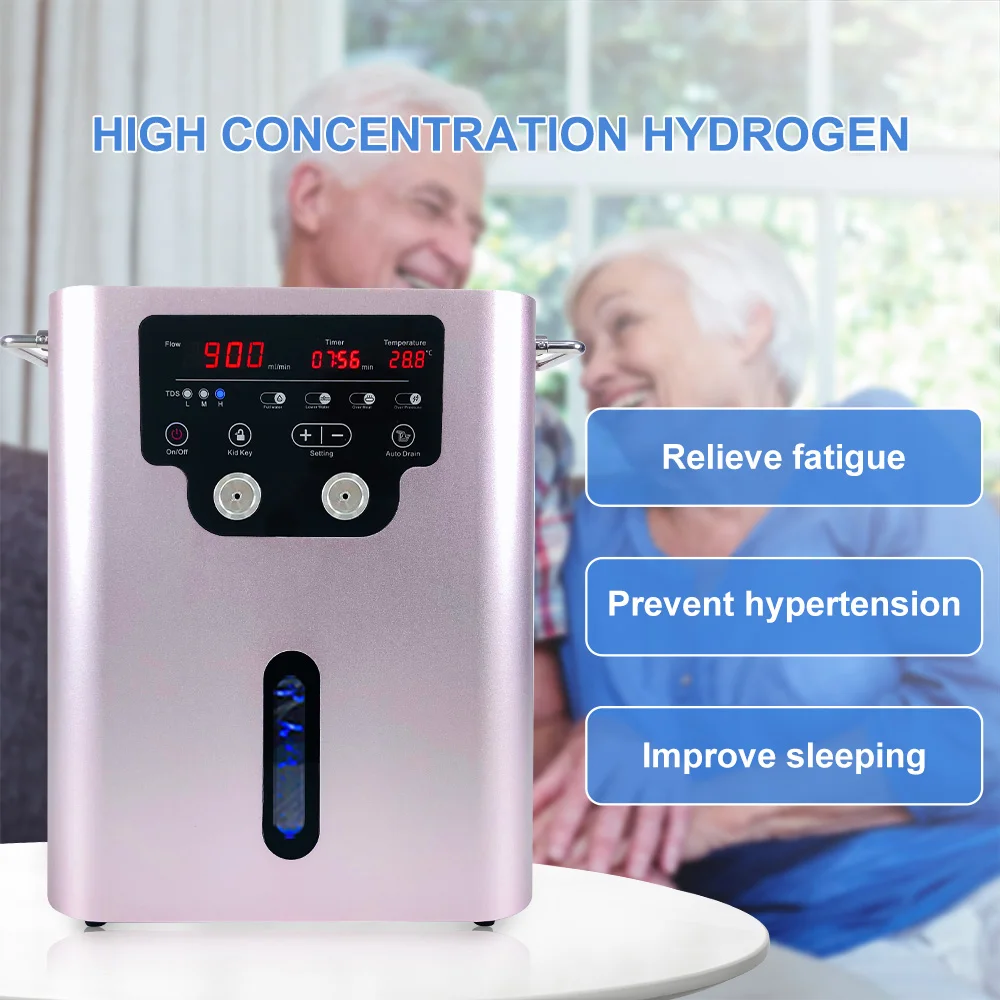 Home Use Hydrogen Generator for Family Wellness Anti Aging Hydrogen Device for Beauty and Vitality Hydrogen Inhalation Machine
Home Use Hydrogen Generator for Family Wellness Anti Aging Hydrogen Device for Beauty and Vitality Hydrogen Inhalation Machine