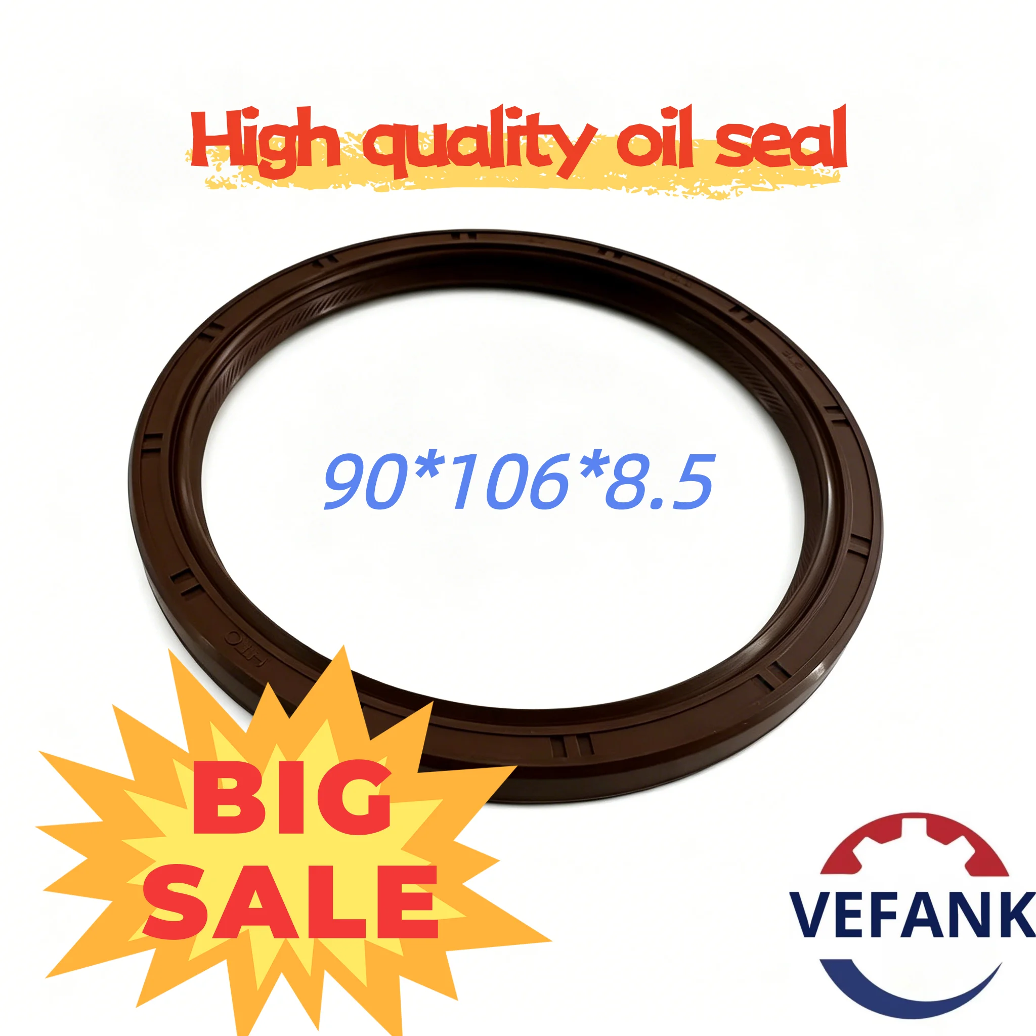 90311-90010 Automotive Crankshaft Rubber Oil Seal for Toyota NBR HTC 90*106*8.5
90311-90010 Automotive Crankshaft Rubber Oil Seal for Toyota NBR HTC 90*106*8.5