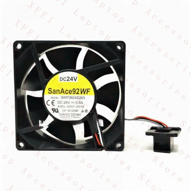 F 9WF0924S203 DC 24V 0.5A 90*90*32mm 3pin A90L-0001-0578 cooling fan #F17
F 9WF0924S203 DC 24V 0.5A 90*90*32mm 3pin A90L-0001-0578 cooling fan #F17