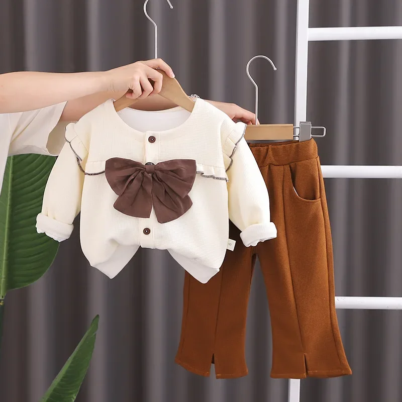 Kids Baby Girls Clothes Set Spring Autumn Children Clothing Sets Bow Jacket t-Shirt Pants 3Pcs Suits Toddler Infant Outfits
Kids Baby Girls Clothes Set Spring Autumn Children Clothing Sets Bow Jacket t-Shirt Pants 3Pcs Suits Toddler Infant Outfits