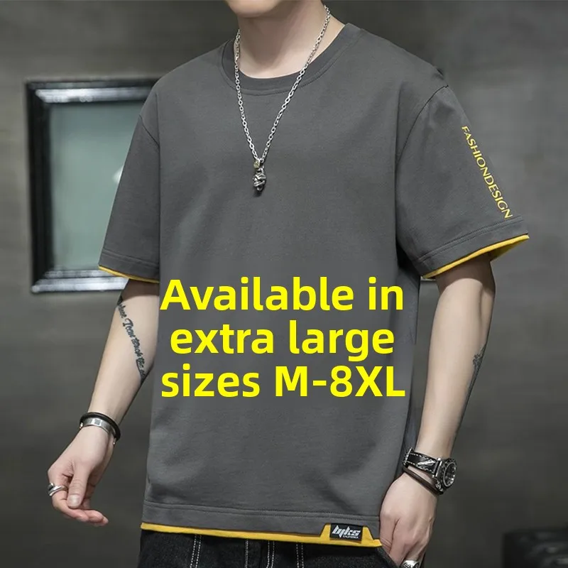 Trendy Brand Men's ort Sve Cotton T-irt plus Size Summer Loose Fit Printed Casual Breathable f Sve Top
Trendy Brand Men's ort Sve Cotton T-irt plus Size Summer Loose Fit Printed Casual Breathable f Sve Top