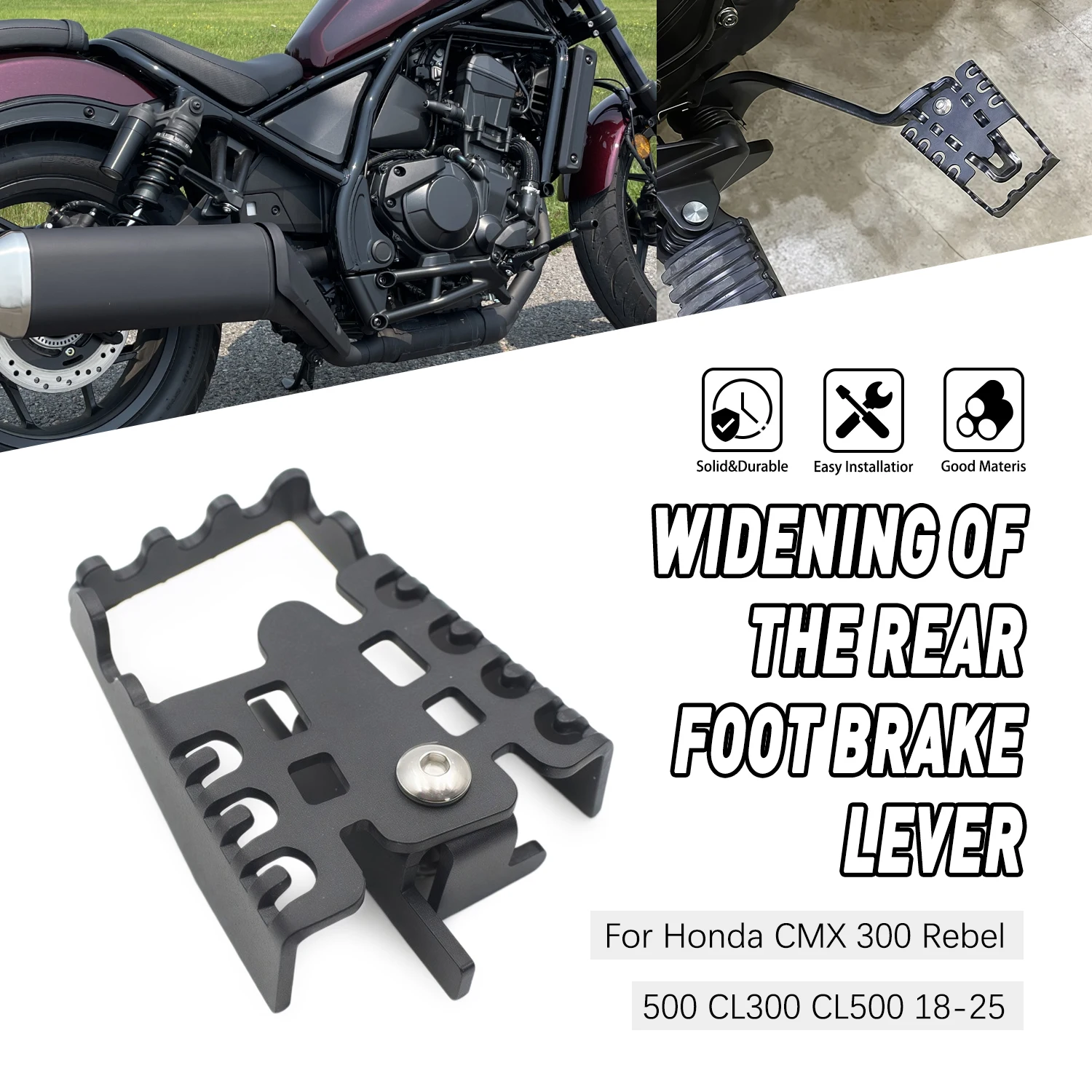 Motorcycle Accessories Anti Skid Pedal Brake Pedal For Honda CMX 300 Rebel 500 2018-2025 CL300 500 2023-2025
Motorcycle Accessories Anti Skid Pedal Brake Pedal For Honda CMX 300 Rebel 500 2018-2025 CL300 500 2023-2025