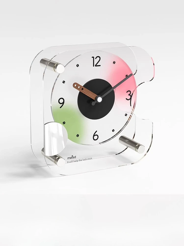 Creative Rotating Decoration Desk Clock Living Room Mute Clock Watch Nightstand Alarm Clock Desktop Gadgets Desk Accessories
Creative Rotating Decoration Desk Clock Living Room Mute Clock Watch Nightstand Alarm Clock Desktop Gadgets Desk Accessories