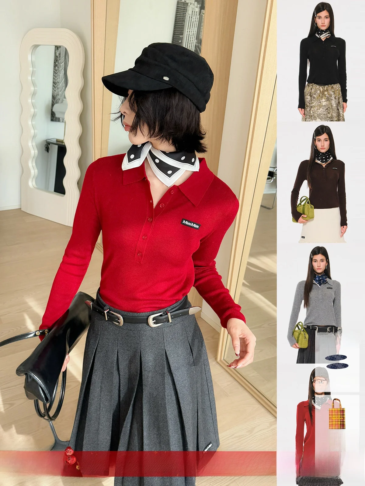 Brand Silk Scarf Long Sve Base irt Top DEARSOCUTE Handpied Store Daily Wear Stand Fit Knitted Wool Blend
Brand Silk Scarf Long Sve Base irt Top DEARSOCUTE Handpied Store Daily Wear Stand Fit Knitted Wool Blend