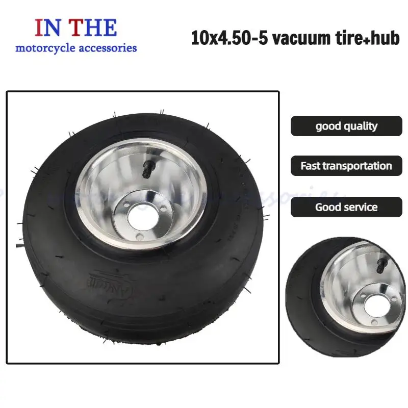 Hot sales Go Kart 5 Inch Wheels Beach Car Accessories Drift Wheel 10X4.5-5 Kart Tire+Highway Hub Front Wheels
Hot sales Go Kart 5 Inch Wheels Beach Car Accessories Drift Wheel 10X4.5-5 Kart Tire+Highway Hub Front Wheels