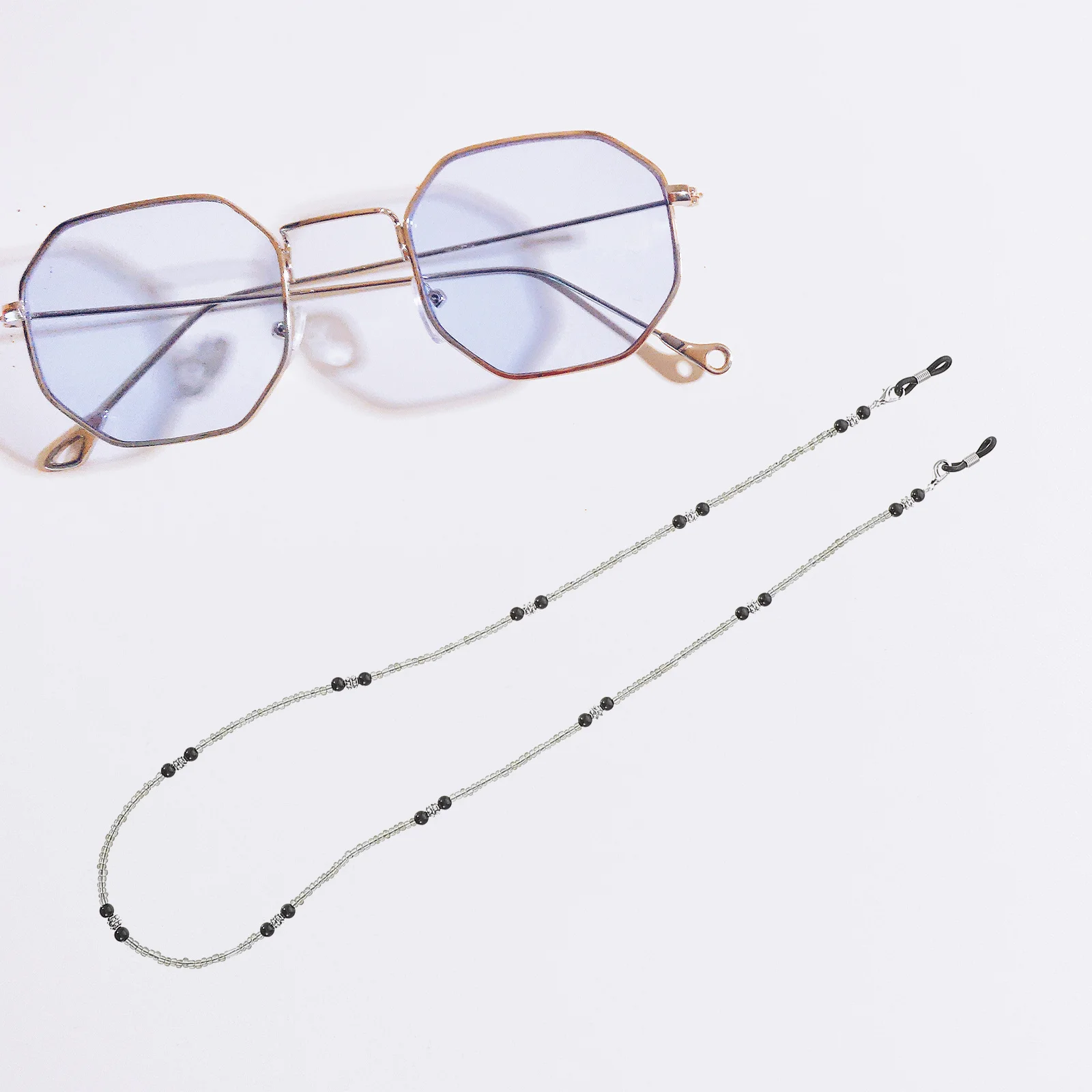 2Pcs Women Acrylic Eyeglass Chain Beaded Glasses String Strap Durable Holder for Reading Glasses Fashion Eyeglass Holder Chain
2Pcs Women Acrylic Eyeglass Chain Beaded Glasses String Strap Durable Holder for Reading Glasses Fashion Eyeglass Holder Chain
