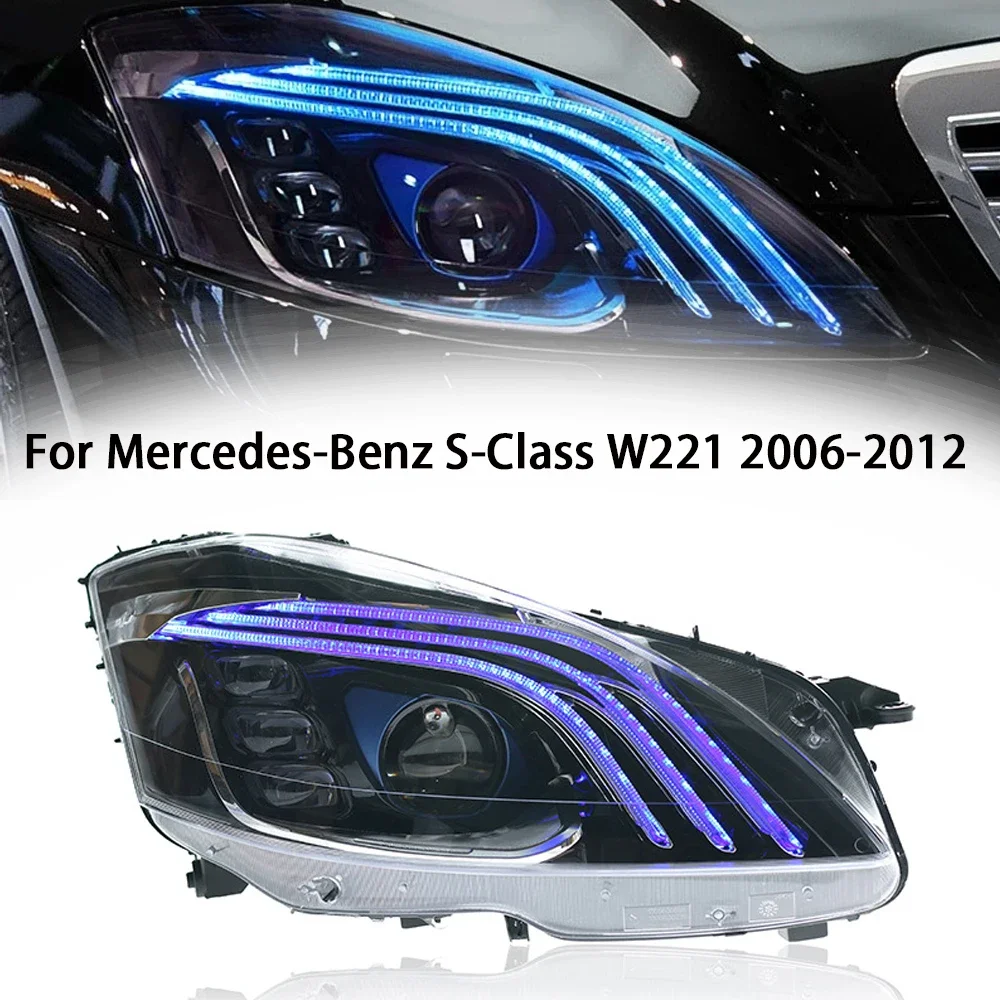 LED Head Lamp for Benz W221 S class LED Headlight 2006-2013 Headlights S400 DRL Turn Signal High Beam Angel Eye Projector Lens
LED Head Lamp for Benz W221 S class LED Headlight 2006-2013 Headlights S400 DRL Turn Signal High Beam Angel Eye Projector Lens