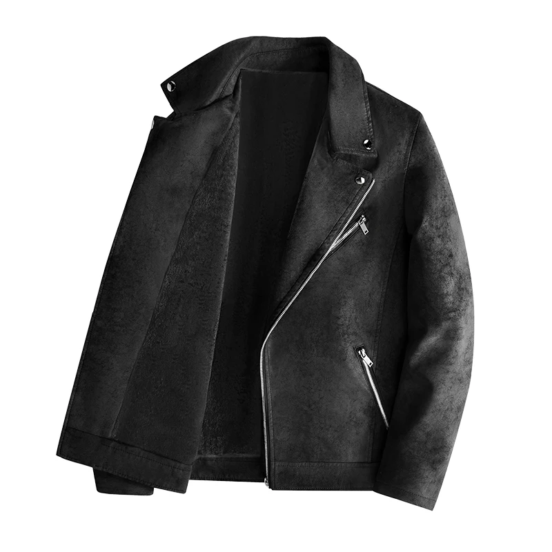 Новая мужская зимняя куртка из утолщенной кожи на флисовой подкладке, модная приталенная модель в корейском стиле с отложным воротником, для создания молодежного образа
Новая мужская зимняя куртка из утолщенной кожи на флисовой подкладке, модная приталенная модель в корейском стиле с отложным воротником, для создания молодежного образа