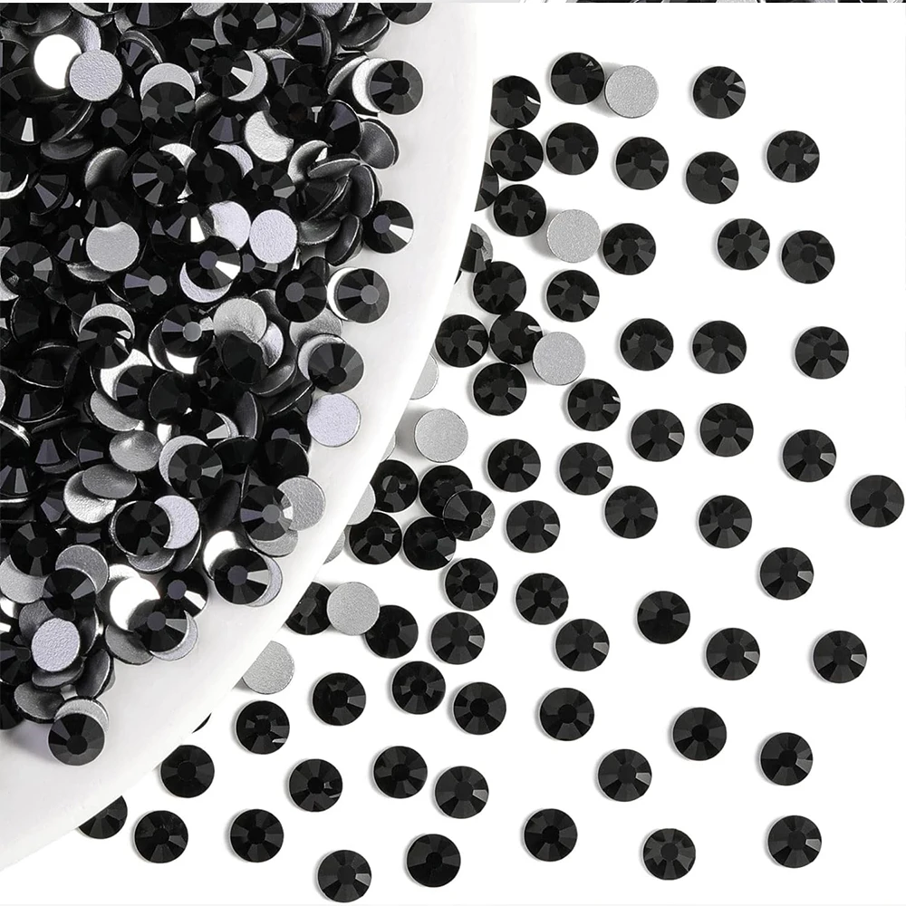 Flatback Rhinestones Bulk,1440pcs Black Rhinestones for Nails Crafts Clothes DIY Decoration, Jet Black, SS10, 2.7-2.9mm
Flatback Rhinestones Bulk,1440pcs Black Rhinestones for Nails Crafts Clothes DIY Decoration, Jet Black, SS10, 2.7-2.9mm
