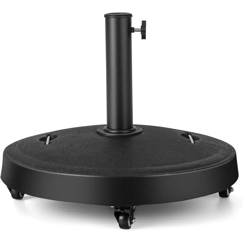 Umbrella Base with Wheels, 52 lbs Heavy Duty Umbrella Stand with 4 Lockable Wheels and 2 Handles or 1.5''-1.9'' Poles, Round Res
Umbrella Base with Wheels, 52 lbs Heavy Duty Umbrella Stand with 4 Lockable Wheels and 2 Handles or 1.5''-1.9'' Poles, Round Res
