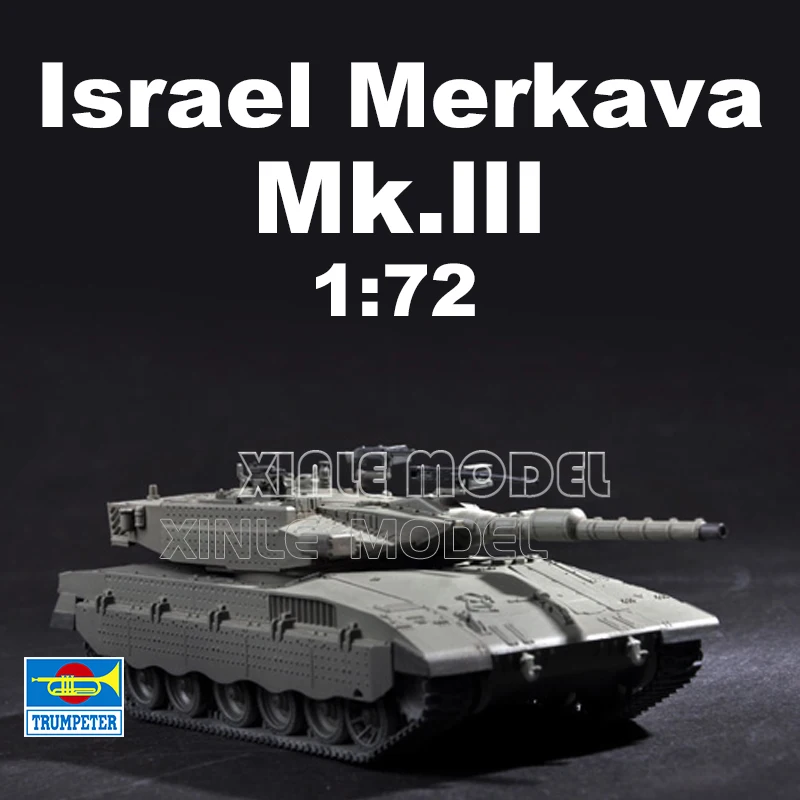 Trumpeter Plastic Assembled Tank Model Kit 07103 Israeli "Merkava" Type 3 Main Battle Tank 1/72
Trumpeter Plastic Assembled Tank Model Kit 07103 Israeli "Merkava" Type 3 Main Battle Tank 1/72