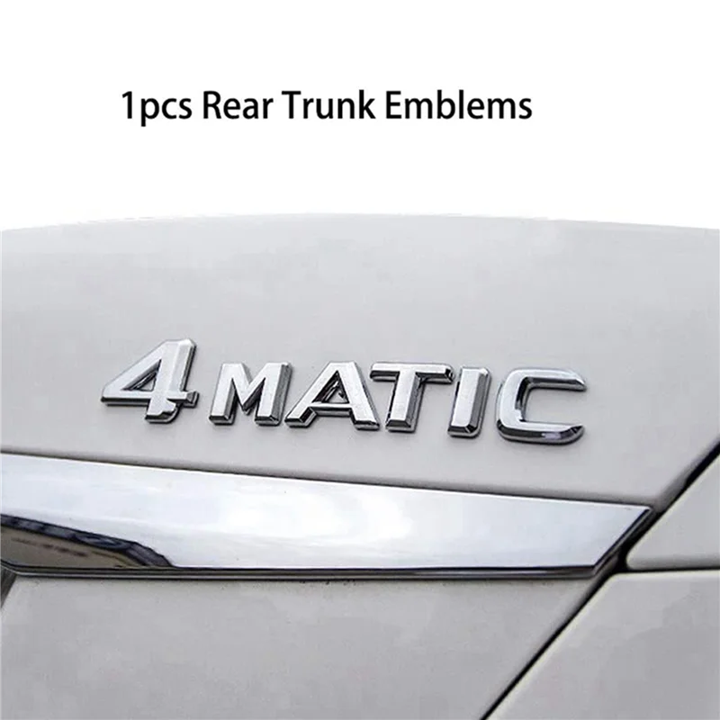 4X 4MATIC Silver Auto Trunk Door Fender Bumper Badge Decal Emblem Adhesive Tape Sticker Replacement For -AS55
4X 4MATIC Silver Auto Trunk Door Fender Bumper Badge Decal Emblem Adhesive Tape Sticker Replacement For -AS55
