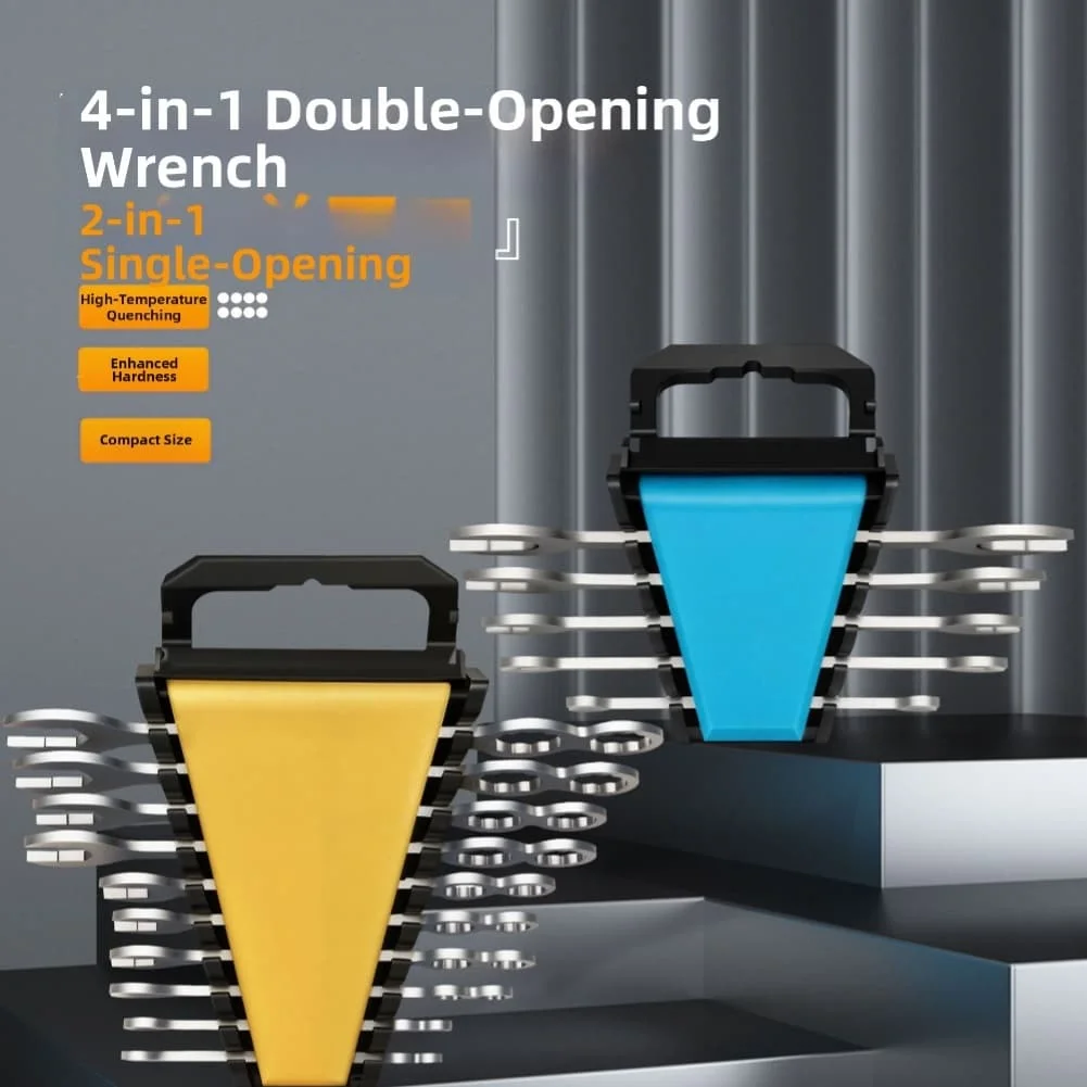 Striking Wrench Set 4-in-1 Chrome Vanadium Steel Tool with Double Ended Design for Tightening Loosening and Adjusting Fittings
Striking Wrench Set 4-in-1 Chrome Vanadium Steel Tool with Double Ended Design for Tightening Loosening and Adjusting Fittings