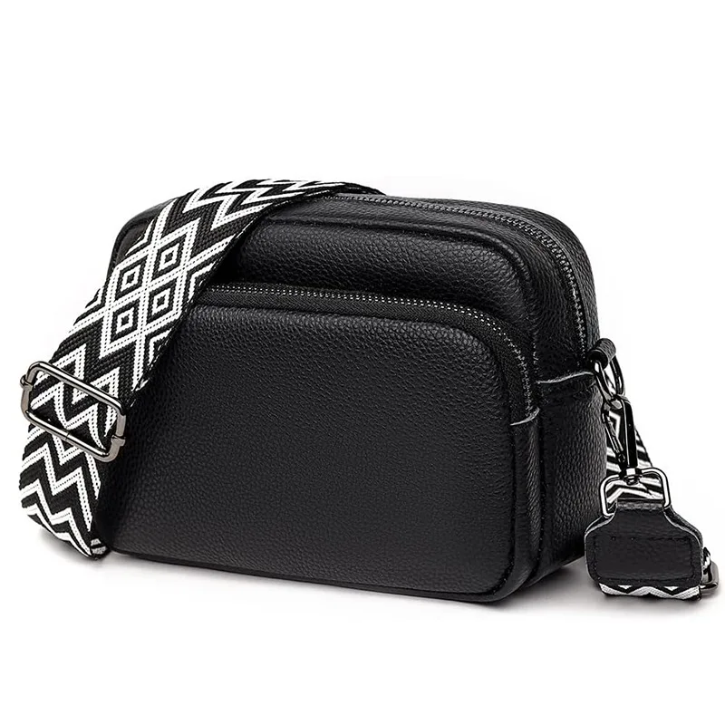 Fashion Faux Leather Women Crossbody Bag, Small Shoulder Purse with Wide Pattern Strap, Sling Bag Lightweight for Daily Use
Fashion Faux Leather Women Crossbody Bag, Small Shoulder Purse with Wide Pattern Strap, Sling Bag Lightweight for Daily Use