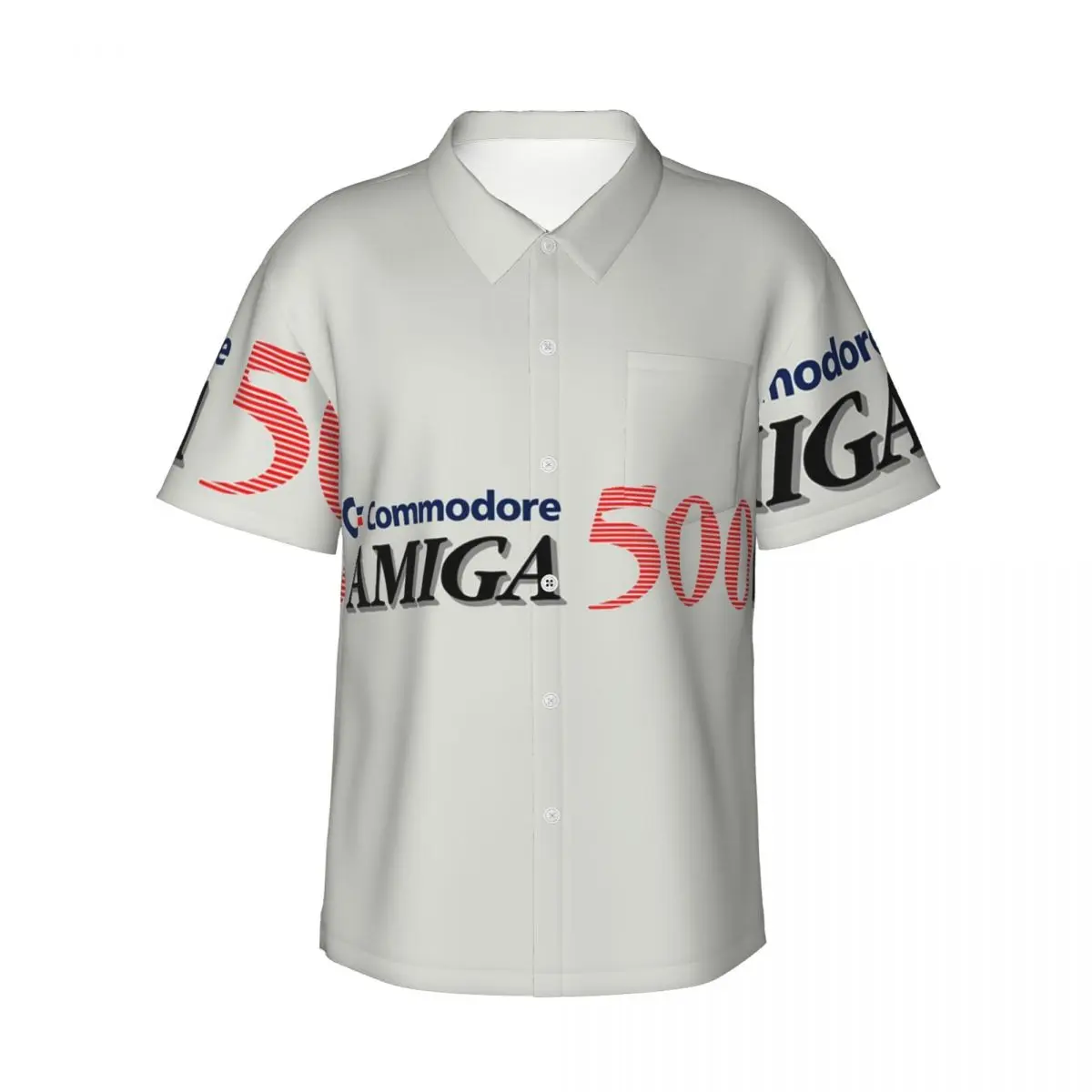 Commodore Amiga 500, мужские рубашки, гавайская рубашка с коротким рукавом, повседневные топы на пуговицах для летнего пляжа
Commodore Amiga 500, мужские рубашки, гавайская рубашка с коротким рукавом, повседневные топы на пуговицах для летнего пляжа