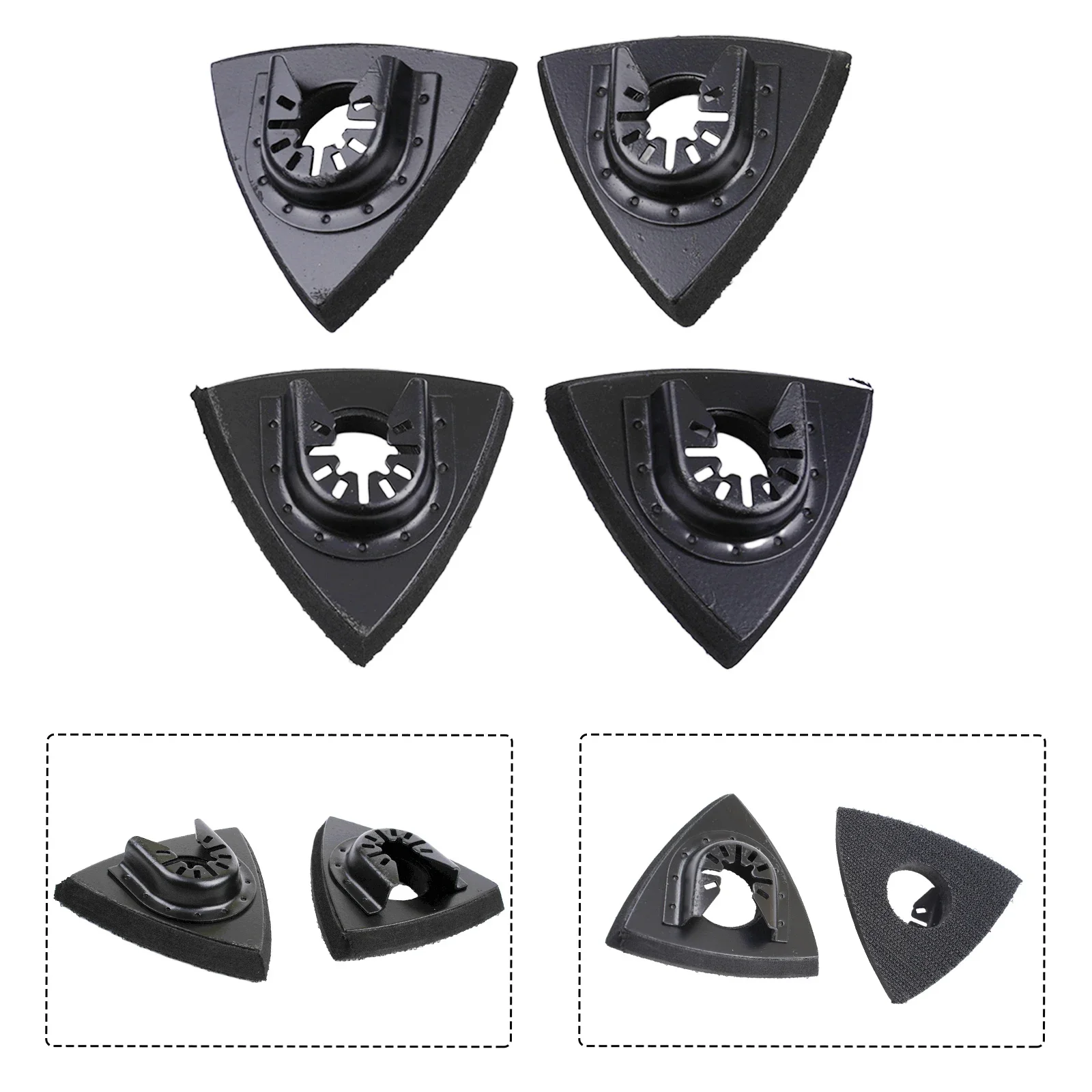 80X80X80mm Triangular Sanding Pad Sandpaper Oscillating Power Tools Parts For Multi-Tool Blades Oscillating Tool
80X80X80mm Triangular Sanding Pad Sandpaper Oscillating Power Tools Parts For Multi-Tool Blades Oscillating Tool