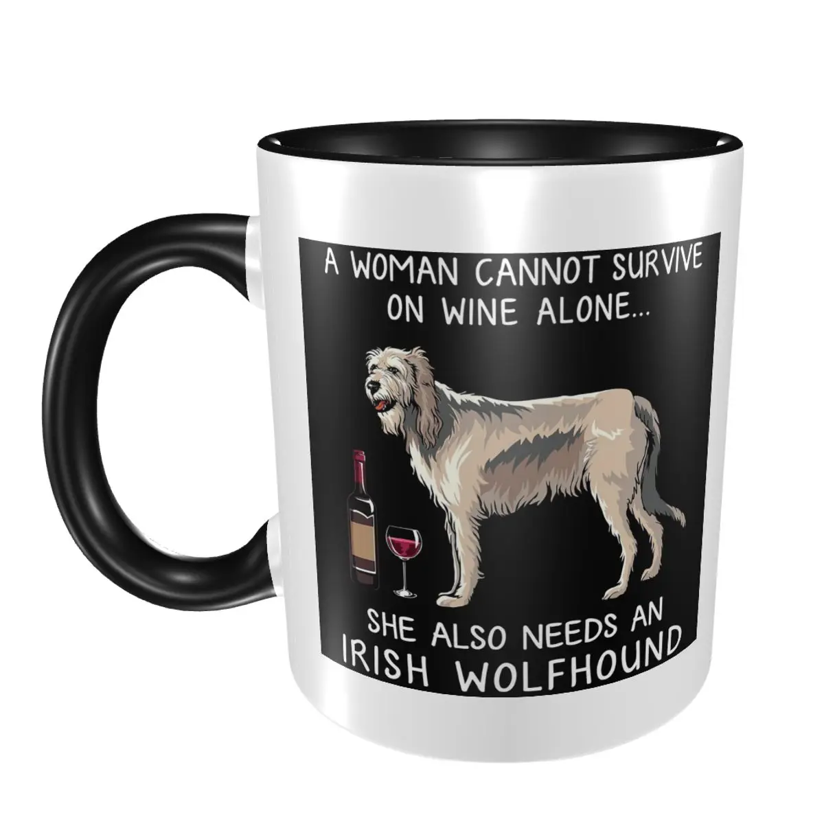 Ирландский волчок и вино, забавная кружка для собаки, забавные керамические кофейные чашки, чайные кружки, чашка для молока, посуда для напитков, подарки для друзей
Ирландский волчок и вино, забавная кружка для собаки, забавные керамические кофейные чашки, чайные кружки, чашка для молока, посуда для напитков, подарки для друзей