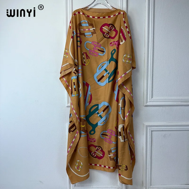 WINYI summer kaftan African Women Boho print Beach abaya dubai luxury Maxi Dress abaya muslim woman dubai Fashion evening dress
WINYI summer kaftan African Women Boho print Beach abaya dubai luxury Maxi Dress abaya muslim woman dubai Fashion evening dress